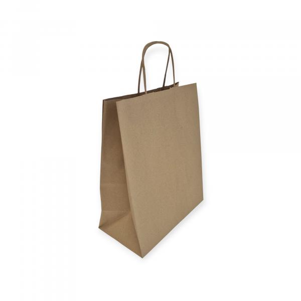 Sacs kraft avec poignées Sacs kraft poignées torsadées