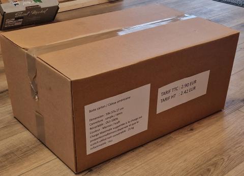 boites cartons 59x37x27cm